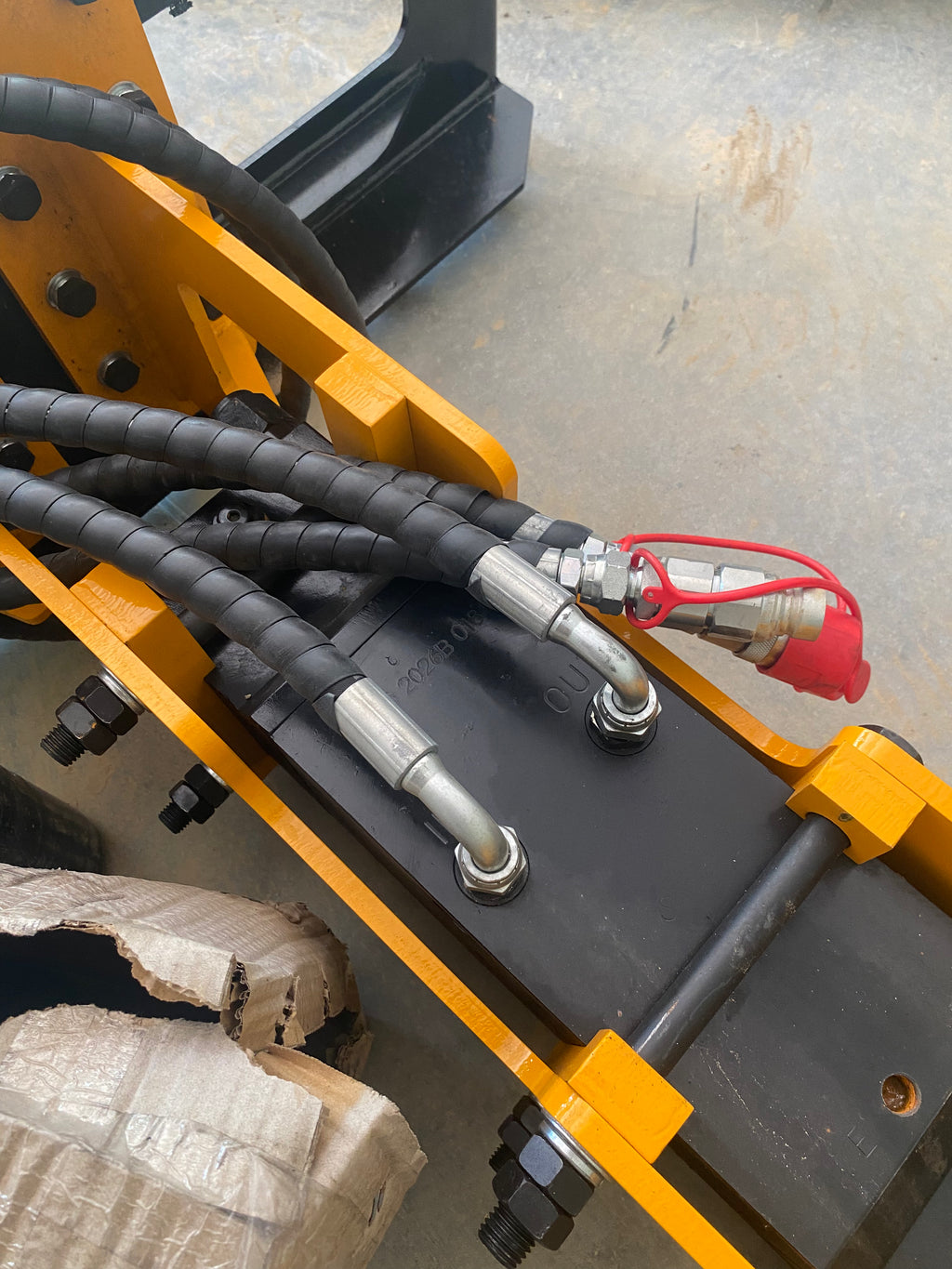 D680 Hydraulic Pile Hammer Attachment for Skid Steer Loaders