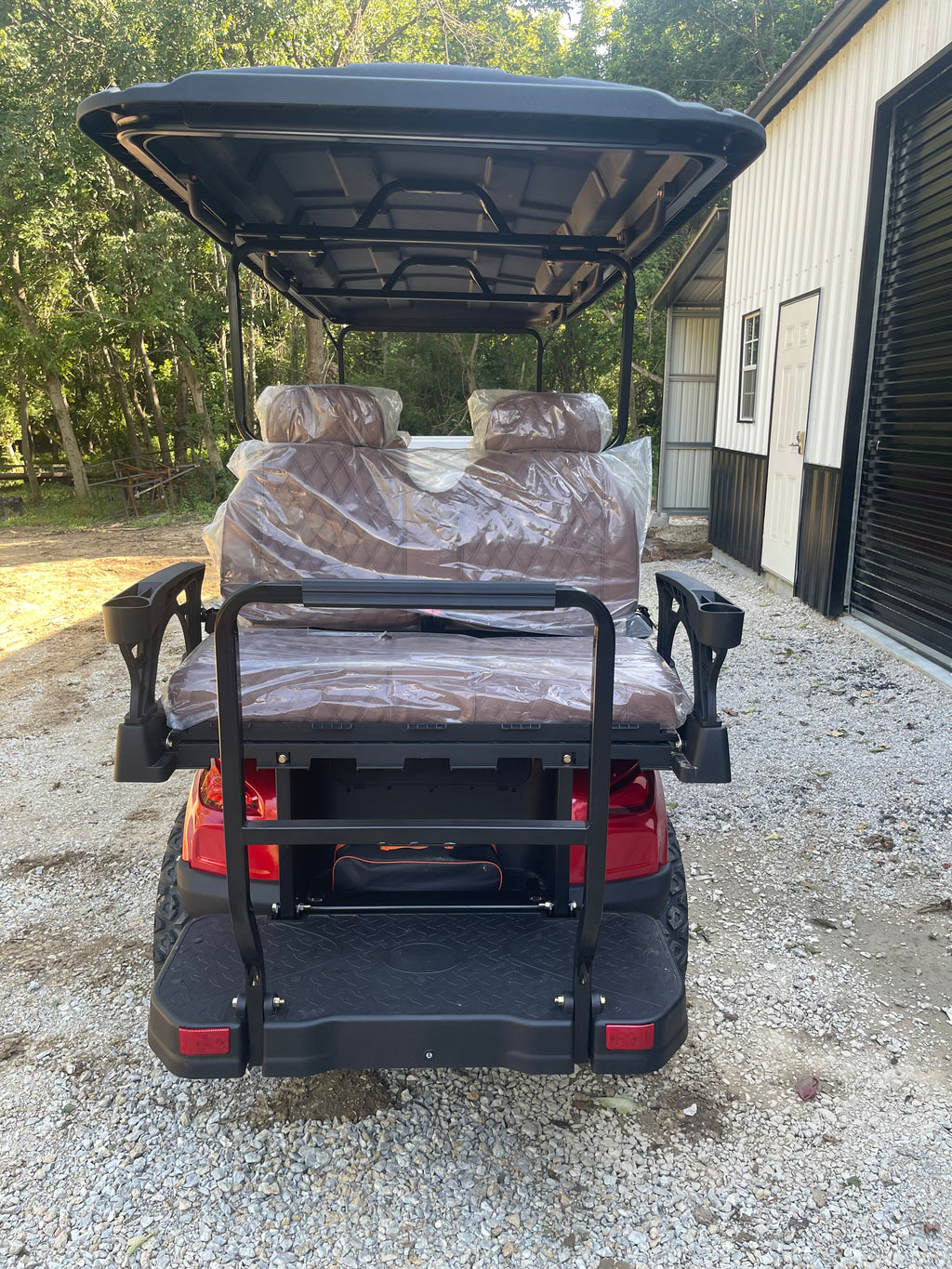 SDL 6 SEATER GOLF CART ELECTRIC HQ100 METALLIC RED